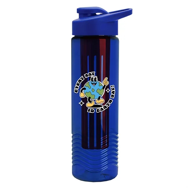 Wave 24 oz. Slim Cylinder Wave Design with Drink thru lid... from ASI 40480 Koozie Group