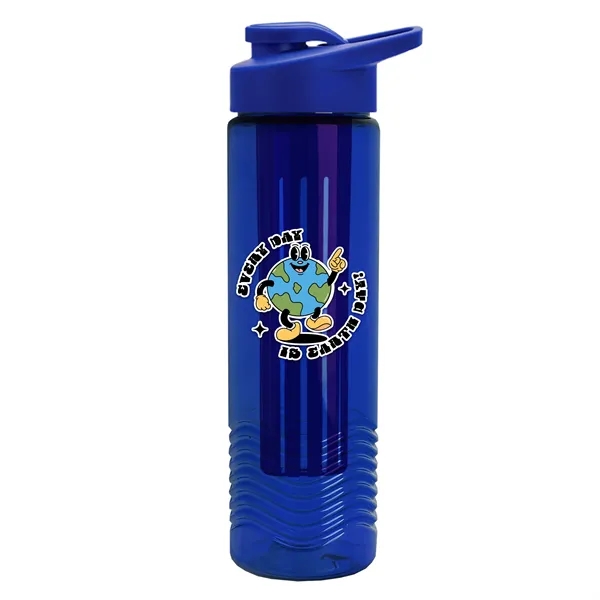 Wave 24 oz. Slim Cylinder Wave Design with Drink thru lid... from ASI 40480 Koozie Group