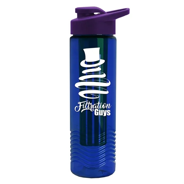 Wave 24 oz. Slim Cylinder Wave Design with Drink thru lid... from ASI 40480 Koozie Group
