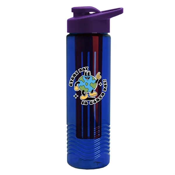 Wave 24 oz. Slim Cylinder Wave Design with Drink thru lid... from ASI 40480 Koozie Group