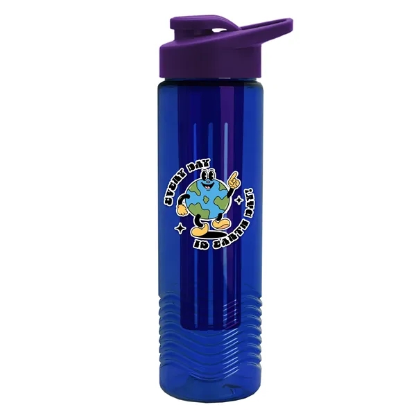 Wave 24 oz. Slim Cylinder Wave Design with Drink thru lid... from ASI 40480 Koozie Group