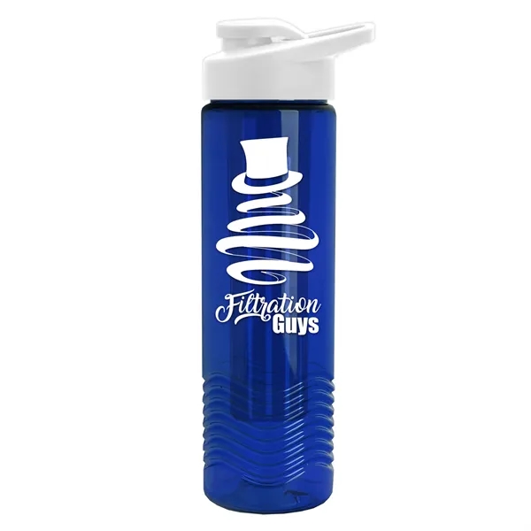 Wave 24 oz. Slim Cylinder Wave Design with Drink thru lid... from ASI 40480 Koozie Group