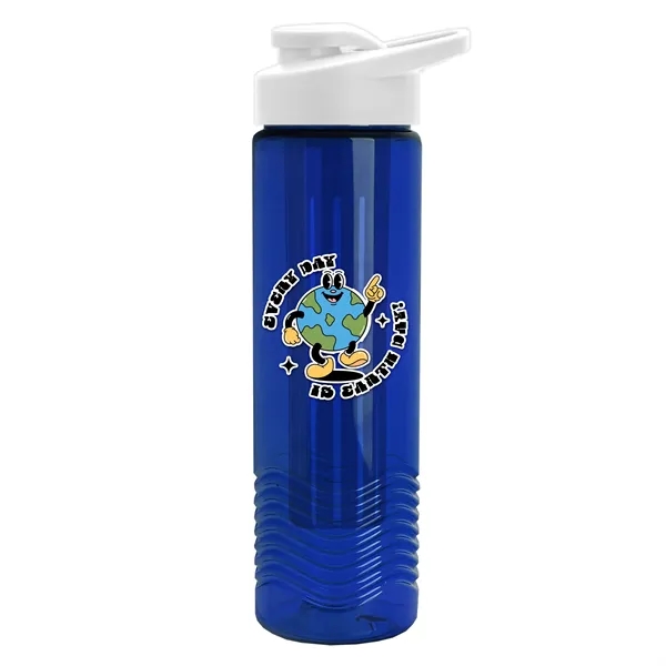 Wave 24 oz. Slim Cylinder Wave Design with Drink thru lid... from ASI 40480 Koozie Group