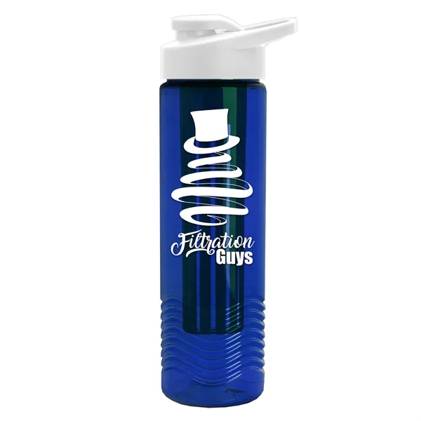 Wave 24 oz. Slim Cylinder Wave Design with Drink thru lid... from ASI 40480 Koozie Group