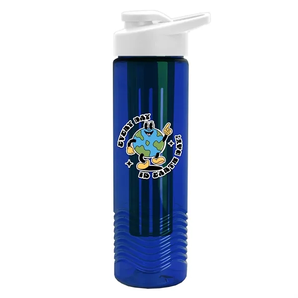 Wave 24 oz. Slim Cylinder Wave Design with Drink thru lid... from ASI 40480 Koozie Group