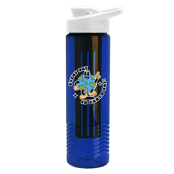 Wave 24 oz. Slim Cylinder Wave Design with Drink thru lid... from ASI 40480 Koozie Group