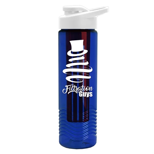 Wave 24 oz. Slim Cylinder Wave Design with Drink thru lid... from ASI 40480 Koozie Group