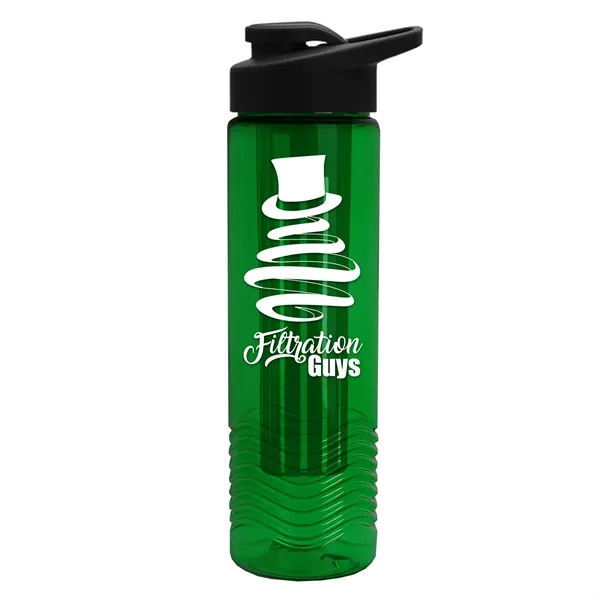 Wave 24 oz. Slim Cylinder Wave Design with Drink thru lid... from ASI 40480 Koozie Group