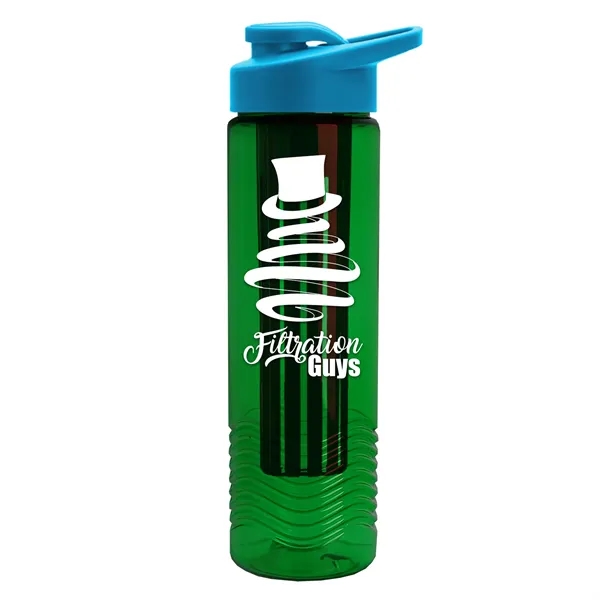Wave 24 oz. Slim Cylinder Wave Design with Drink thru lid... from ASI 40480 Koozie Group