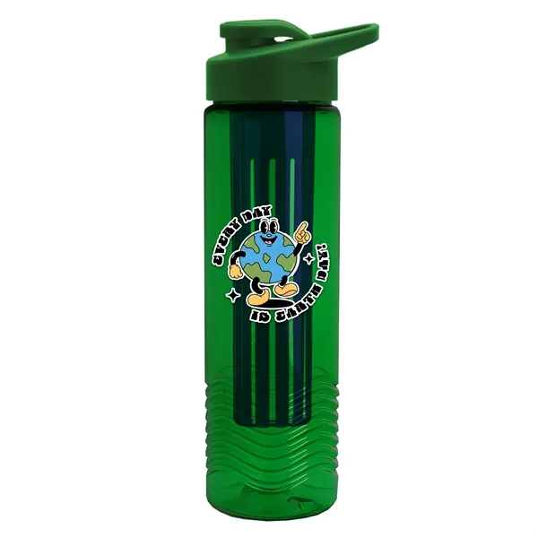 Wave 24 oz. Slim Cylinder Wave Design with Drink thru lid... from ASI 40480 Koozie Group