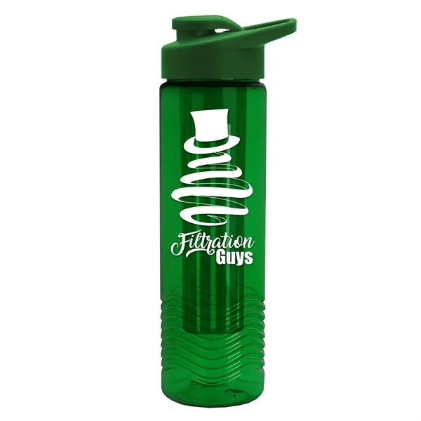 Wave 24 oz. Slim Cylinder Wave Design with Drink thru lid... from ASI 40480 Koozie Group