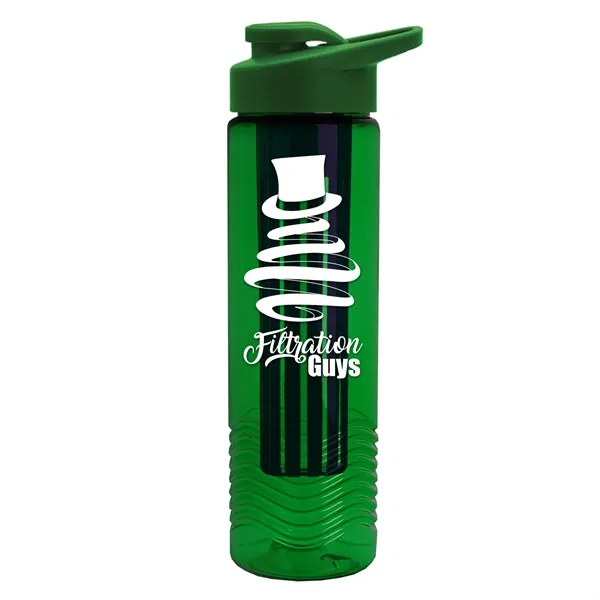 Wave 24 oz. Slim Cylinder Wave Design with Drink thru lid... from ASI 40480 Koozie Group