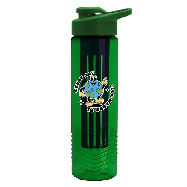 Wave 24 oz. Slim Cylinder Wave Design with Drink thru lid... from ASI 40480 Koozie Group