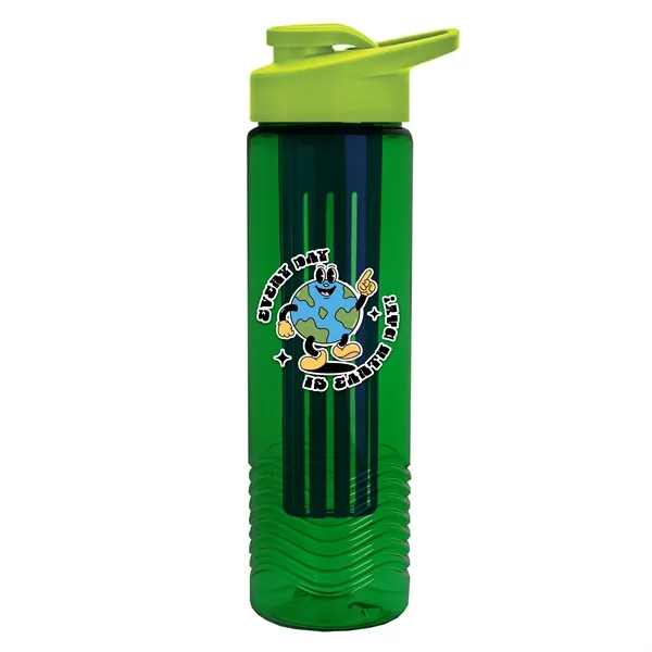Wave 24 oz. Slim Cylinder Wave Design with Drink thru lid... from ASI 40480 Koozie Group