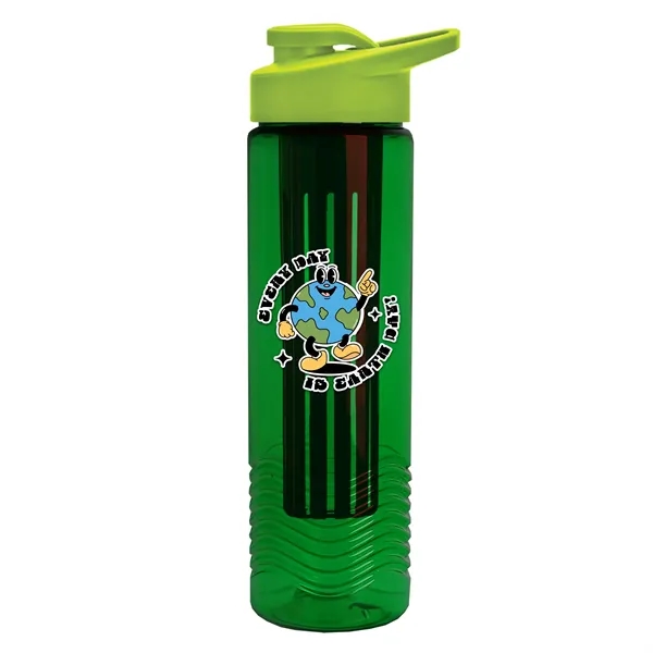 Wave 24 oz. Slim Cylinder Wave Design with Drink thru lid... from ASI 40480 Koozie Group
