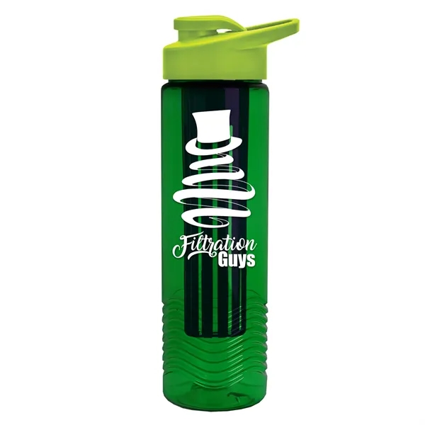 Wave 24 oz. Slim Cylinder Wave Design with Drink thru lid... from ASI 40480 Koozie Group