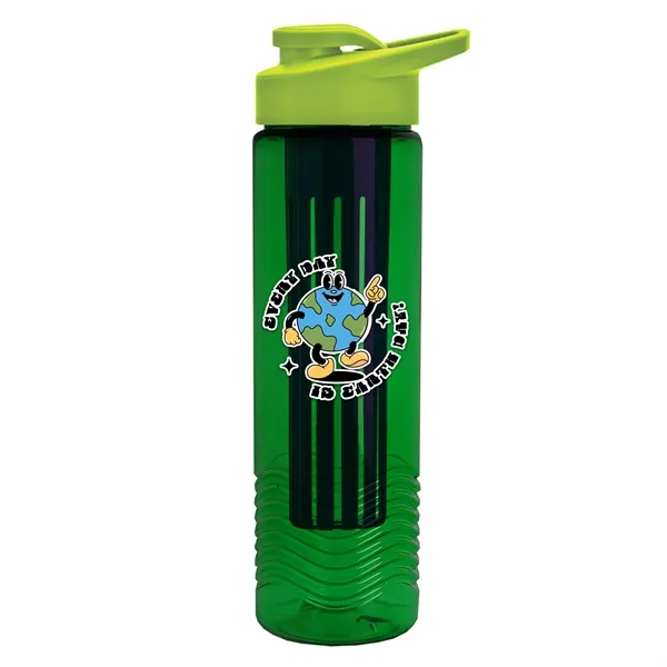 Wave 24 oz. Slim Cylinder Wave Design with Drink thru lid... from ASI 40480 Koozie Group