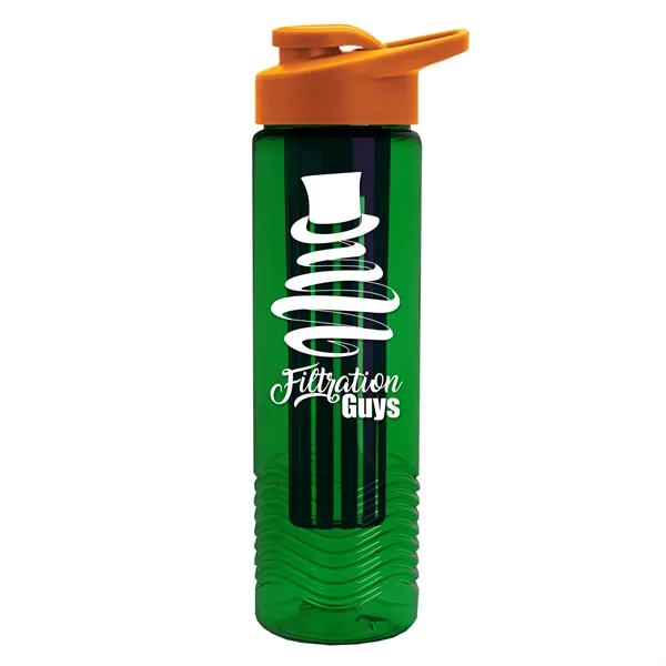 Wave 24 oz. Slim Cylinder Wave Design with Drink thru lid... from ASI 40480 Koozie Group