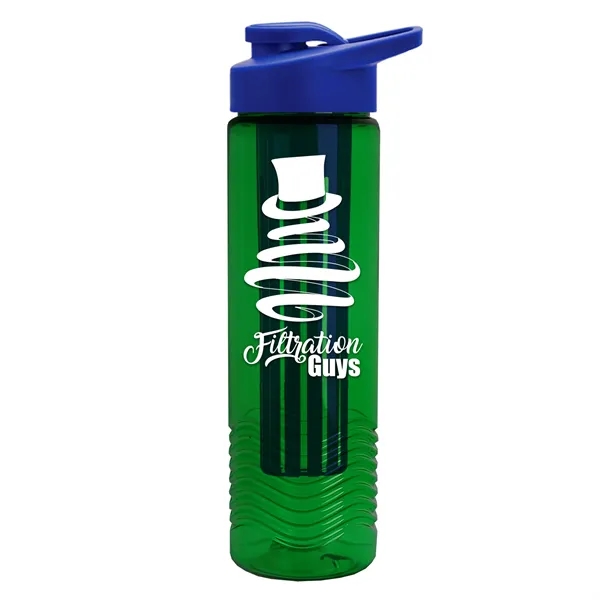Wave 24 oz. Slim Cylinder Wave Design with Drink thru lid... from ASI 40480 Koozie Group