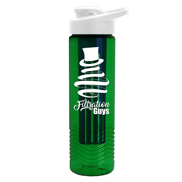 Wave 24 oz. Slim Cylinder Wave Design with Drink thru lid... from ASI 40480 Koozie Group