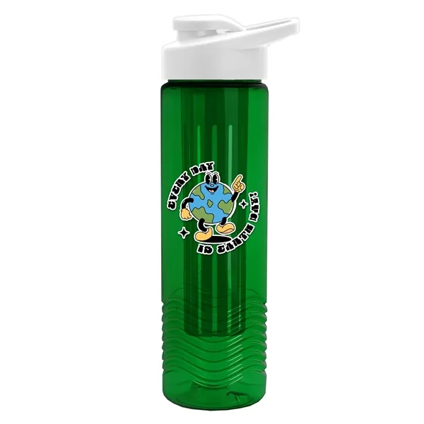Wave 24 oz. Slim Cylinder Wave Design with Drink thru lid... from ASI 40480 Koozie Group