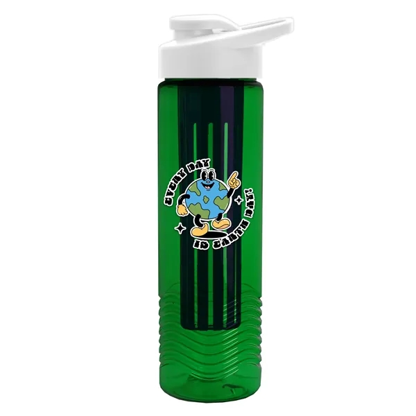 Wave 24 oz. Slim Cylinder Wave Design with Drink thru lid... from ASI 40480 Koozie Group