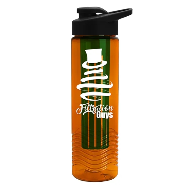 Wave 24 oz. Slim Cylinder Wave Design with Drink thru lid... from ASI 40480 Koozie Group