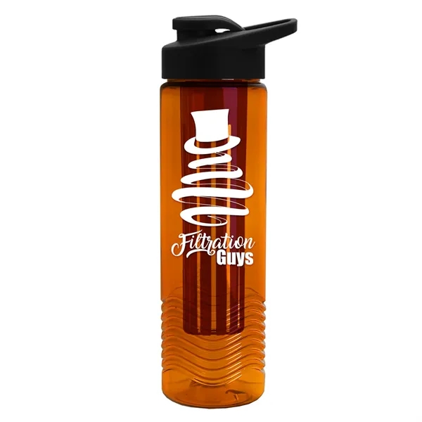 Wave 24 oz. Slim Cylinder Wave Design with Drink thru lid... from ASI 40480 Koozie Group