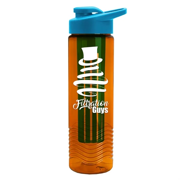 Wave 24 oz. Slim Cylinder Wave Design with Drink thru lid... from ASI 40480 Koozie Group