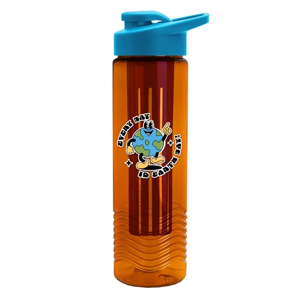 Wave 24 oz. Slim Cylinder Wave Design with Drink thru lid... from ASI 40480 Koozie Group