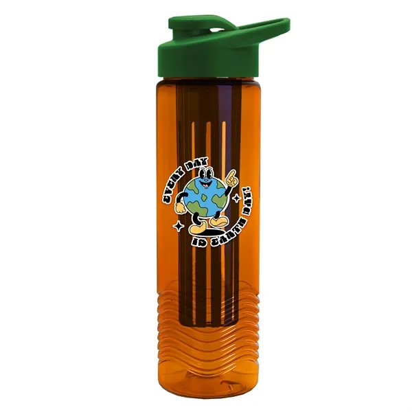 Wave 24 oz. Slim Cylinder Wave Design with Drink thru lid... from ASI 40480 Koozie Group