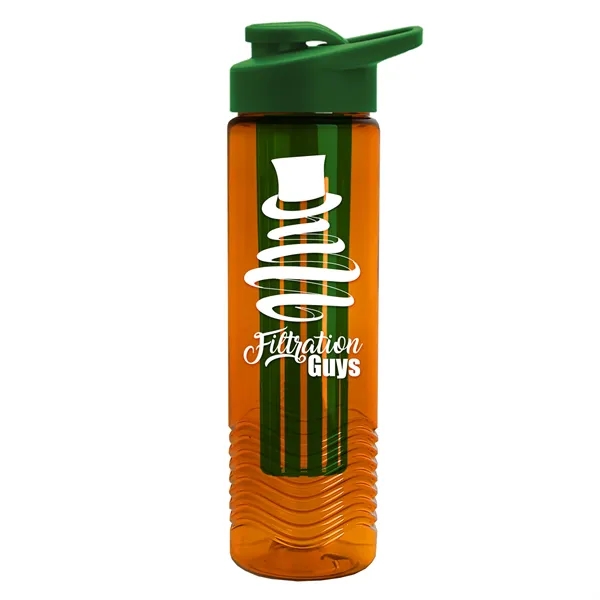 Wave 24 oz. Slim Cylinder Wave Design with Drink thru lid... from ASI 40480 Koozie Group