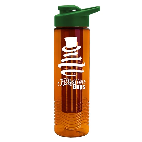 Wave 24 oz. Slim Cylinder Wave Design with Drink thru lid... from ASI 40480 Koozie Group
