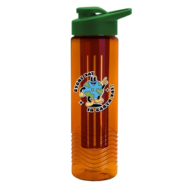 Wave 24 oz. Slim Cylinder Wave Design with Drink thru lid... from ASI 40480 Koozie Group