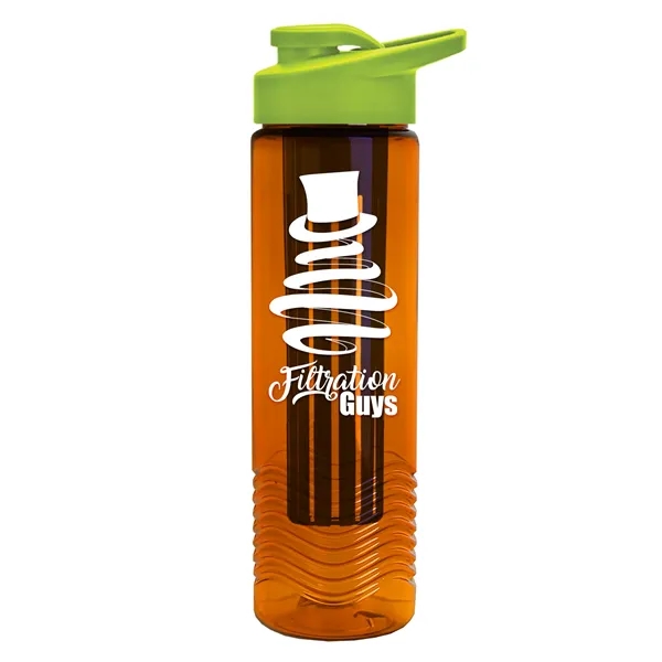 Wave 24 oz. Slim Cylinder Wave Design with Drink thru lid... from ASI 40480 Koozie Group