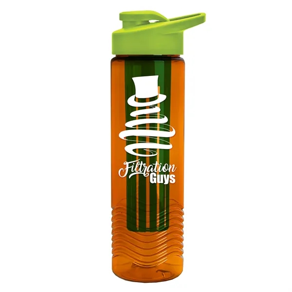 Wave 24 oz. Slim Cylinder Wave Design with Drink thru lid... from ASI 40480 Koozie Group