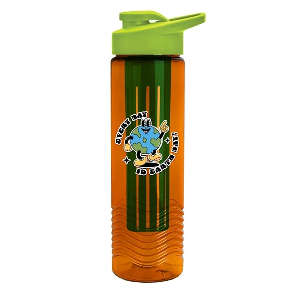 Wave 24 oz. Slim Cylinder Wave Design with Drink thru lid... from ASI 40480 Koozie Group