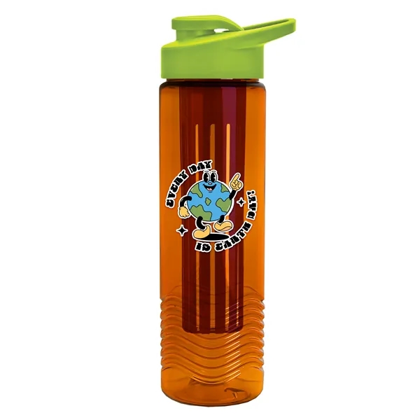 Wave 24 oz. Slim Cylinder Wave Design with Drink thru lid... from ASI 40480 Koozie Group