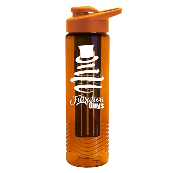 Wave 24 oz. Slim Cylinder Wave Design with Drink thru lid... from ASI 40480 Koozie Group