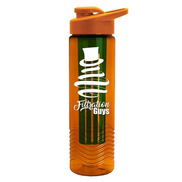 Wave 24 oz. Slim Cylinder Wave Design with Drink thru lid... from ASI 40480 Koozie Group