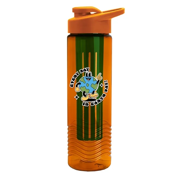 Wave 24 oz. Slim Cylinder Wave Design with Drink thru lid... from ASI 40480 Koozie Group