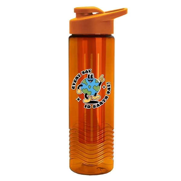 Wave 24 oz. Slim Cylinder Wave Design with Drink thru lid... from ASI 40480 Koozie Group