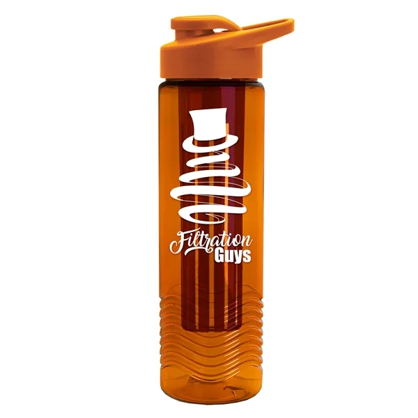 Wave 24 oz. Slim Cylinder Wave Design with Drink thru lid... from ASI 40480 Koozie Group