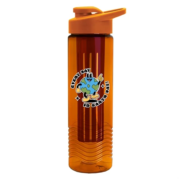 Wave 24 oz. Slim Cylinder Wave Design with Drink thru lid... from ASI 40480 Koozie Group