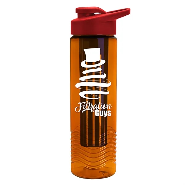 Wave 24 oz. Slim Cylinder Wave Design with Drink thru lid... from ASI 40480 Koozie Group