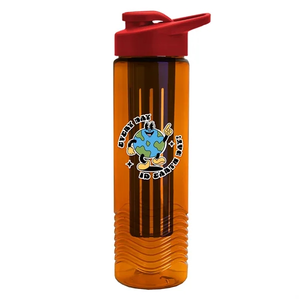 Wave 24 oz. Slim Cylinder Wave Design with Drink thru lid... from ASI 40480 Koozie Group