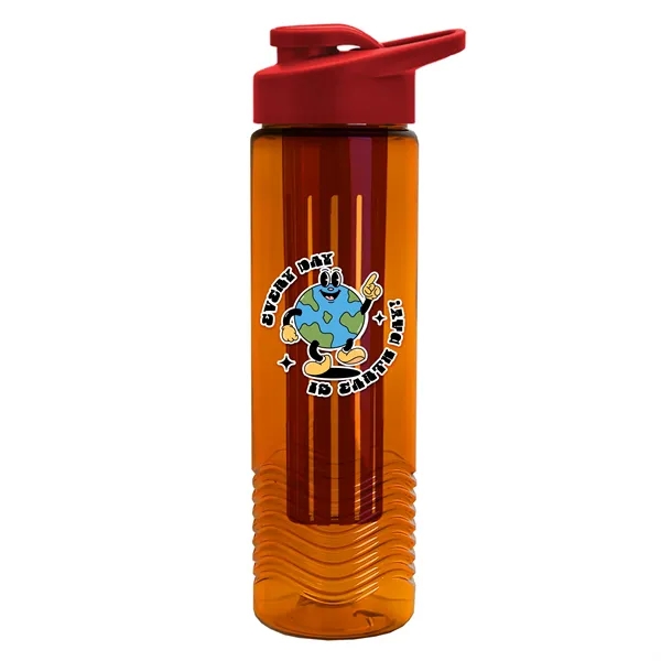 Wave 24 oz. Slim Cylinder Wave Design with Drink thru lid... from ASI 40480 Koozie Group