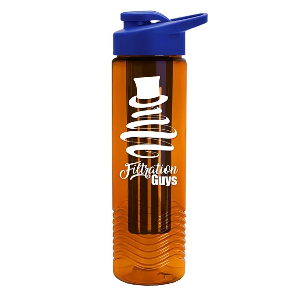 Wave 24 oz. Slim Cylinder Wave Design with Drink thru lid... from ASI 40480 Koozie Group