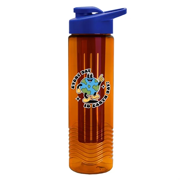 Wave 24 oz. Slim Cylinder Wave Design with Drink thru lid... from ASI 40480 Koozie Group