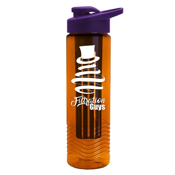 Wave 24 oz. Slim Cylinder Wave Design with Drink thru lid... from ASI 40480 Koozie Group